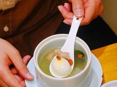 竹荪鸽蛋汤-竹里馆·淮扬菜·功夫茶(老门东店)