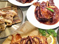 -草家酱蟹炭火烤肉店(珲春南路一店)