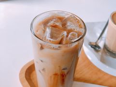 黑糖燕麦冰拿铁-sugarman espresso素饮糖人高新咖啡工厂