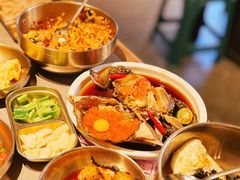 -草家酱蟹炭火烤肉店(珲春南路一店)
