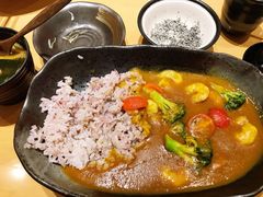 西兰花虾仁咖喱饭-胜博殿日式炸猪排(悠唐店)