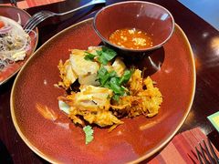 泰式酥炸豆腐豆芽饼配特制辣酱-红泰·泰精选·特色料理(中山路店)