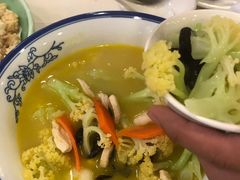 浓汤有机花菜-上海老饭店(北京分店)