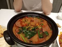 菠菜粉丝烩鸭血-阿五黄河大鲤鱼(海尚店)