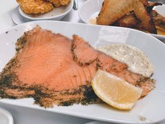 热熏三文鱼配刀豆色拉-宜家·瑞典风味餐厅(北京西红门店)