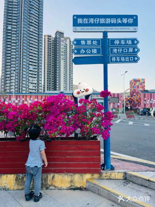 澳门环岛游湾仔码头图片