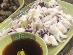 芥末白灼八爪鱼-贞姨美食·老字号海鲜大排档