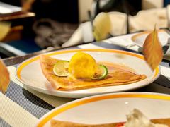 火焰酒燃烧的可丽饼-La Creperie法餐厅(芮欧百货店)