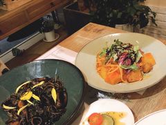 大虾威尼斯墨鱼面-张爱施法式西餐厅(汉街店)