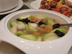 双耳丝瓜浸兰花蚌-白云宾馆·白云宴餐厅
