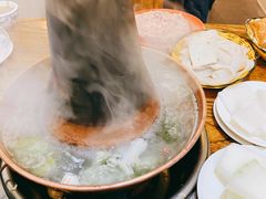 -洞庭洲·防空洞火锅·铜锅涮肉·烧烤(新百广场店)