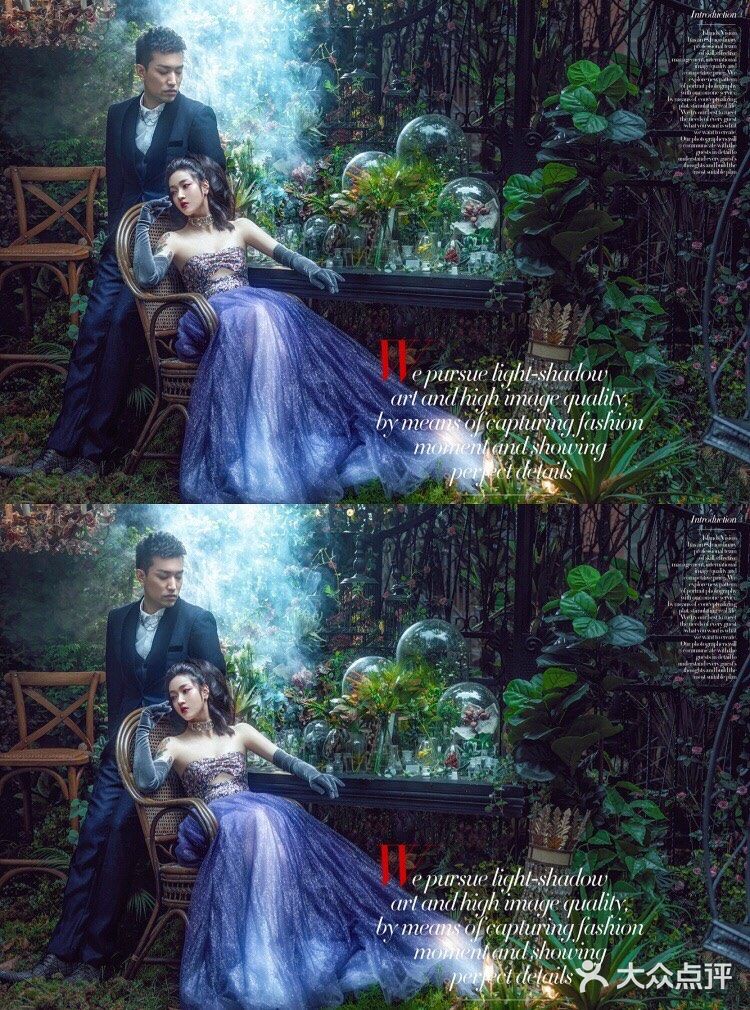 🍃朋友拍了一组我没有见过的森系风婚纱照