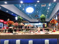 自助取餐区-和谐号海鲜烤肉火锅自助餐厅(车城万达店)