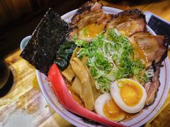 黑麻油豚骨拉面-老龙亭拉面店