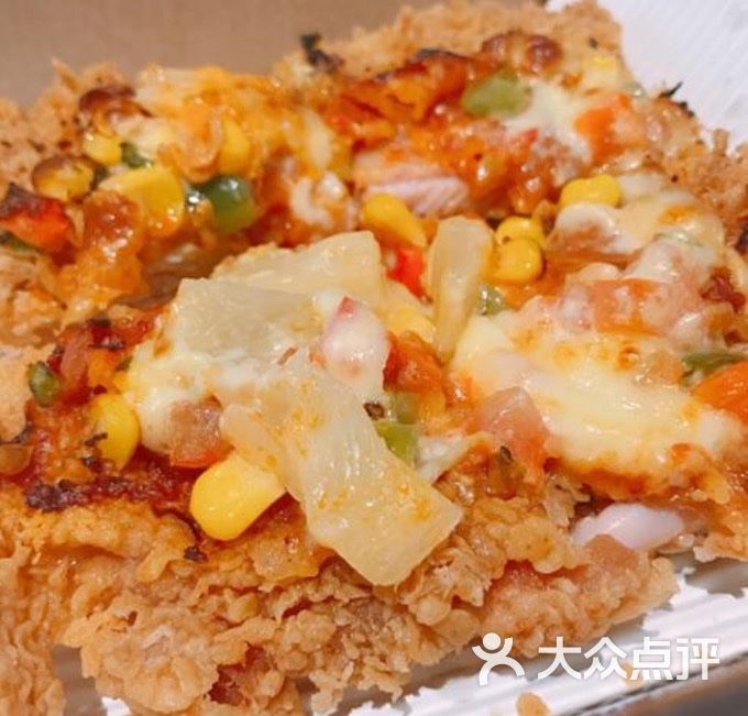 肯德基(新五爱店)芝士鸡腿至尊无饼底比萨图片 - 第3张