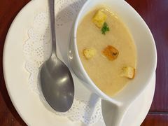 卡不奇诺蘑菇汤-蓝枪鱼西餐厅(锦华店)