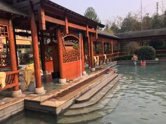 户外温泉池-咸宁万豪温泉谷度假区