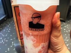 草莓桃子厚酸酪-LELECHA乐乐茶(新街口大洋店)