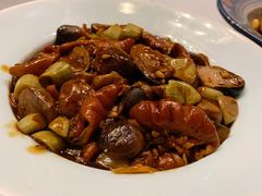 腊八蒜烧肥肠-那家小馆•北京菜•烤鸭(中关村店)