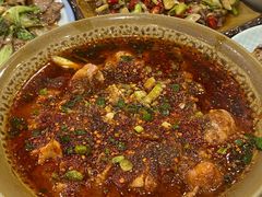 水煮肉片-雨田饭店