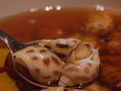 古越陈酿煮花螺-杭州西子湖四季酒店·金沙厅
