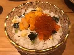 三文鱼籽海胆盖饭-松涛日本料理
