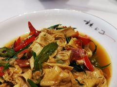 火腿炒农家豆腐皮-辣公子·千岛湖私房菜(滨江店)