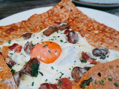 鸡蛋蘑菇熏肉荞麦可丽饼-RAC BAR(安福路店)