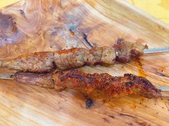 铁签串红柳串牛心管-新疆巴州金丝特餐厅(大钟寺店)