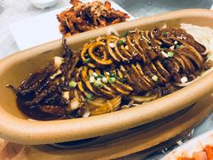 特色烤鲜鱿-普天和酒楼·新津菜·烤鸭(天津之眼店)