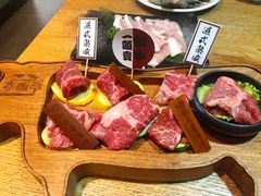 M9和牛长盛拼盘（湿式熟成）-赤坂亭·M9和牛烧肉·铁板烧(合肥万象城店)