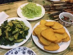 炸窝头-玫瑰红烤羊排(北新桥三条店)
