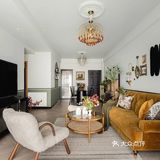 [礼花]108㎡英式复古风，别具一格的橄榄绿色调，仿佛有魔法般，