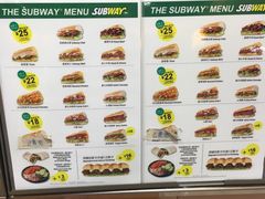 菜单-赛百味SUBWAY(地王广场店)