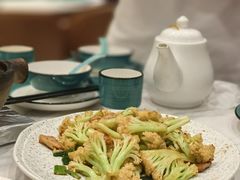 家乡豆酱炒台山菜花-常来小聚·广州非遗传承餐厅(高德置地店)