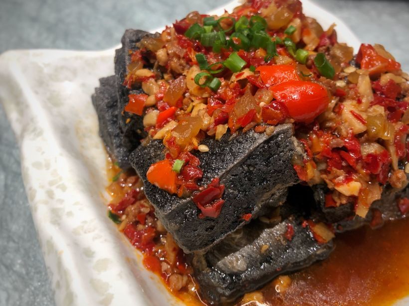「长沙臭豆腐」上次在另一家老长沙米粉错过了臭豆腐后就一直心心念念