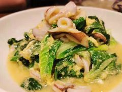 笔管鱼炒小白菜-必点海鲜·鲅鱼水饺(鞍山西道店)
