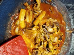 八爪鱼微辣-红辣椒八爪鱼特色韩国料理