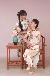 -时光纪亲子全家福照相馆(静安店母女写真父母纪念照)