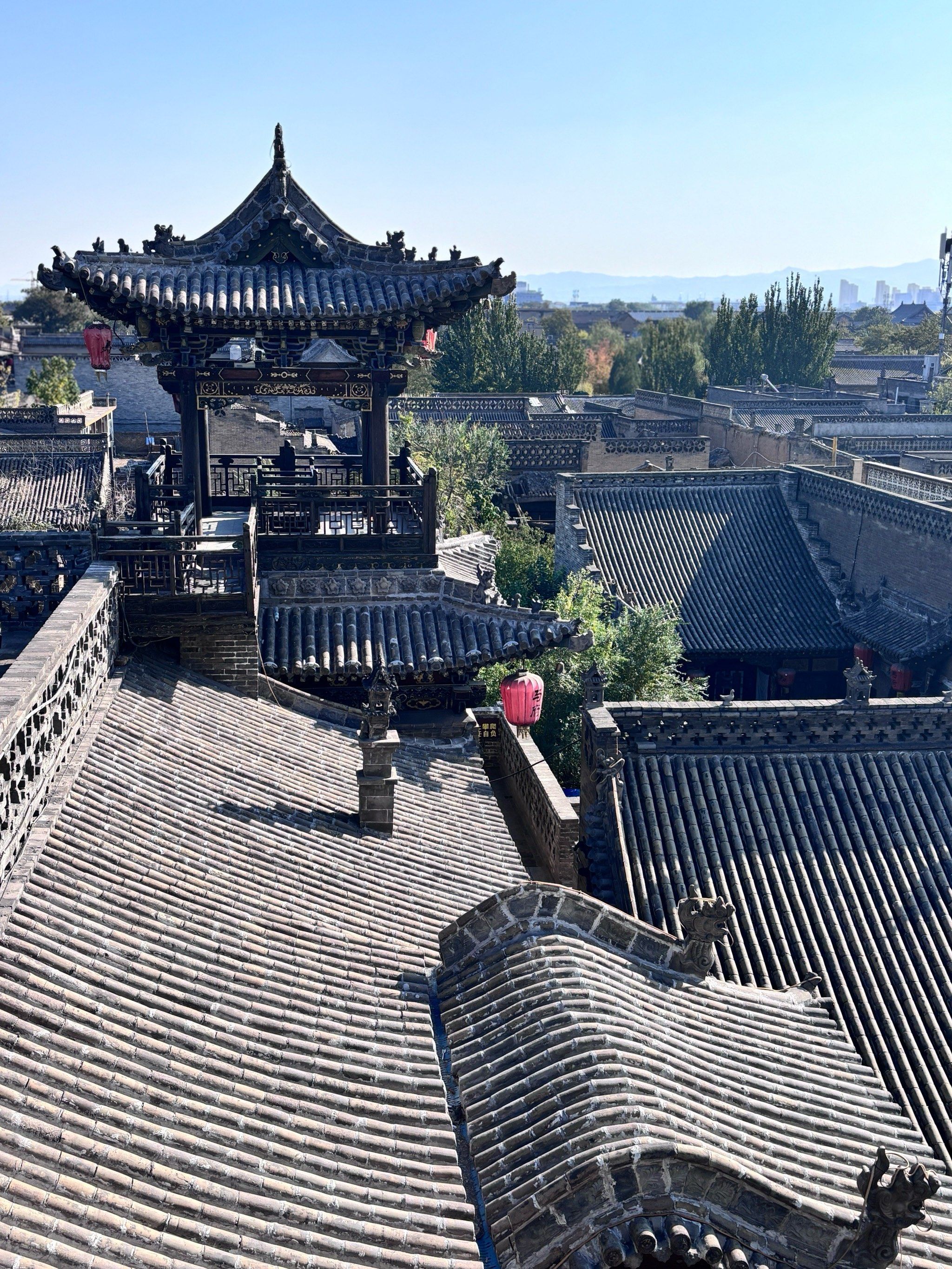 俯瞰平遥古城全景宝藏地!