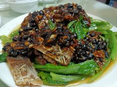豆豉鲮鱼油麦菜-胖子菜馆(隆昌路店)