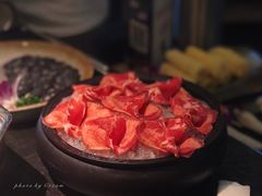 玫瑰雪花牛舌-新草堂锅物料理(泉城路店)