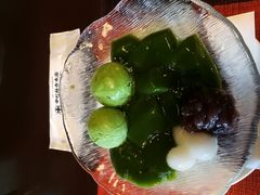 抹茶果冻配冰淇淋-中村藤吉(本店)