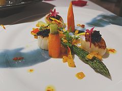 炙烤澳洲带子伴白芦笋-燃扒房Steakhouse(皇庭店)
