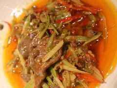 小炒黄牛肉-万重锦·人文川菜馆(骡马市店)