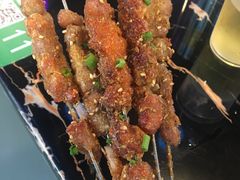 脆皮肥瘦加糖-火枪手串吧·鹤岗小串涮肚(亦庄店)