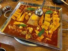 鱼饼火山炒年糕-包装马车·韩国料理·포장마차