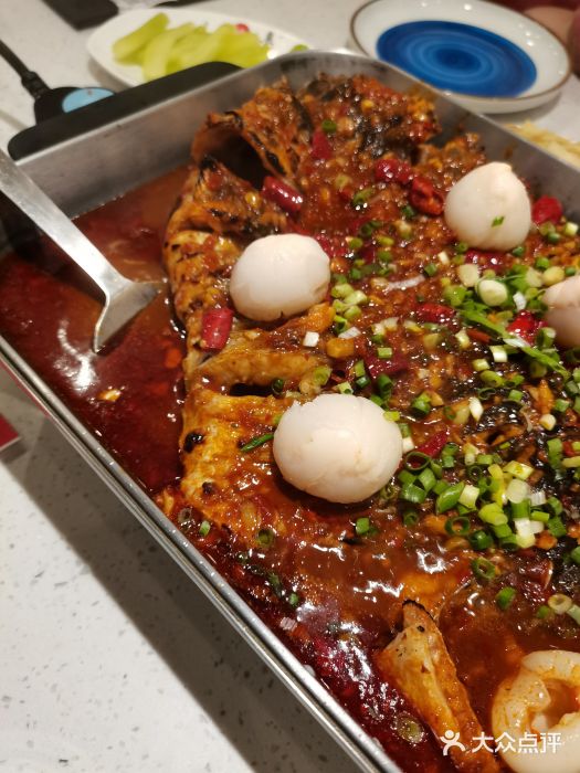 鱼酷活鱼现烤(远洋未来广场店)荔枝香辣清江鱼图片