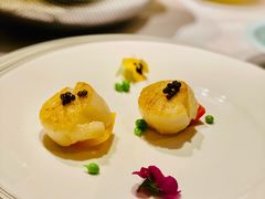 鱼子酱香煎带子皇-皇朝会.经典传统粤菜(外滩店)