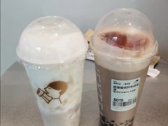 厚牛乳芋泥波波-喜茶(北京五棵松华熙店)